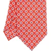 CRAVATTA SARTORIALE EXTRA LONG IN SETA ROSSA Collezione heritage