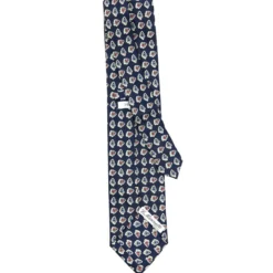 CRAVATTA SARTORIALE EXTRA LONG IN SETA BLU SCURO Collezione heritage
