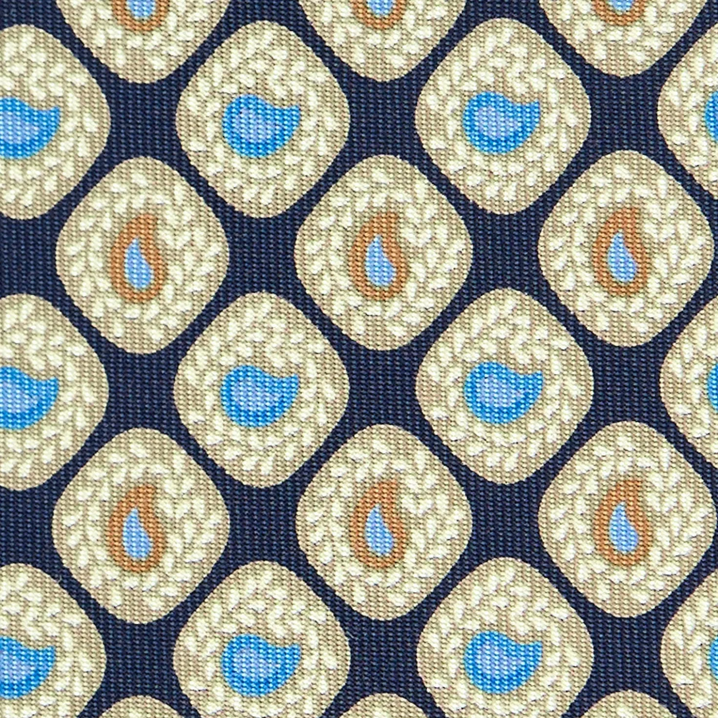 CRAVATTA SARTORIALE EXTRA LONG IN SETA BLU SCURO Collezione heritage
