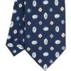 CRAVATTA SARTORIALE EXTRA LONG IN SETA BLU SCURO Collezione heritage