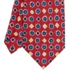CRAVATTA SARTORIALE EXTRA LONG IN SETA BORDEAUX Collezione heritage