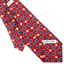 CRAVATTA SARTORIALE EXTRA LONG IN SETA BORDEAUX Collezione heritage