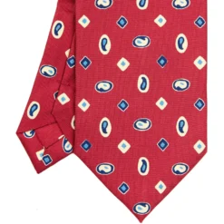 CRAVATTA SARTORIALE EXTRA LONG IN SETA BORDEAUX Collezione heritage