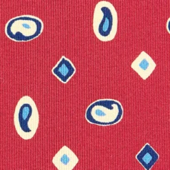 CRAVATTA SARTORIALE EXTRA LONG IN SETA BORDEAUX Collezione heritage