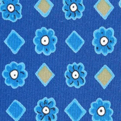 CRAVATTA SARTORIALE EXTRA LONG IN SETA BLU Collezione heritage