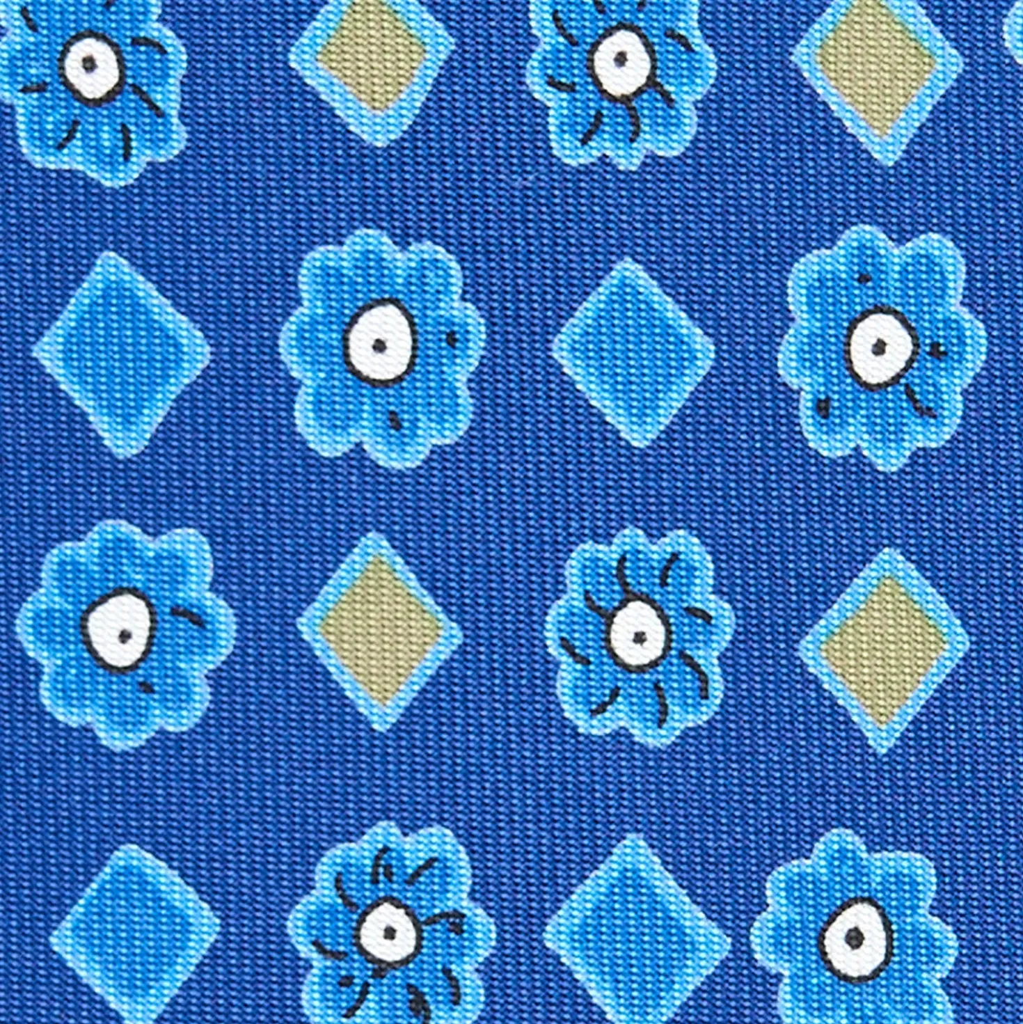 CRAVATTA SARTORIALE EXTRA LONG IN SETA BLU Collezione heritage