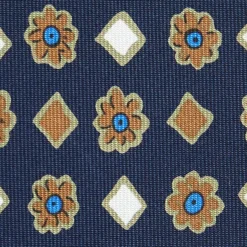CRAVATTA SARTORIALE EXTRA LONG IN SETA BLU SCURO Collezione heritage