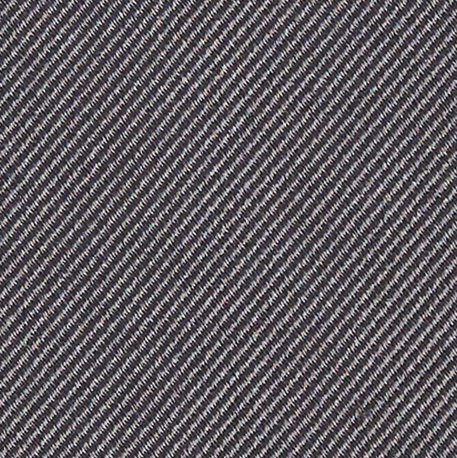 CRAVATTA SARTORIALE IN SETA JACQUARD GRIGIO SCURO Tinta unita