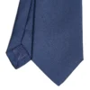 CRAVATTA SARTORIALE IN SETA JACQUARD BLU Tinta unita