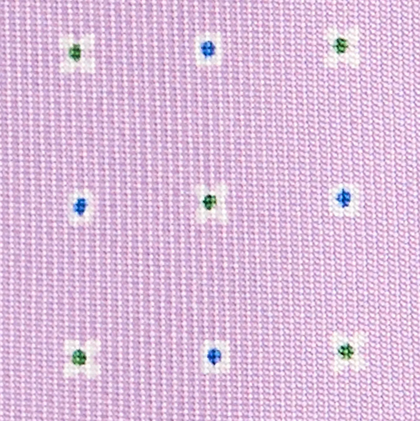 CRAVATTA SARTORIALE 9 PIEGHE IN SETA LILLA Microfantasia fiore
