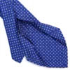 CRAVATTA SARTORIALE 5 PIEGHE IN SETA BLUETTE Microfantasia fiore