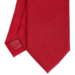 CRAVATTA SARTORIALE ROSSA In garza di seta