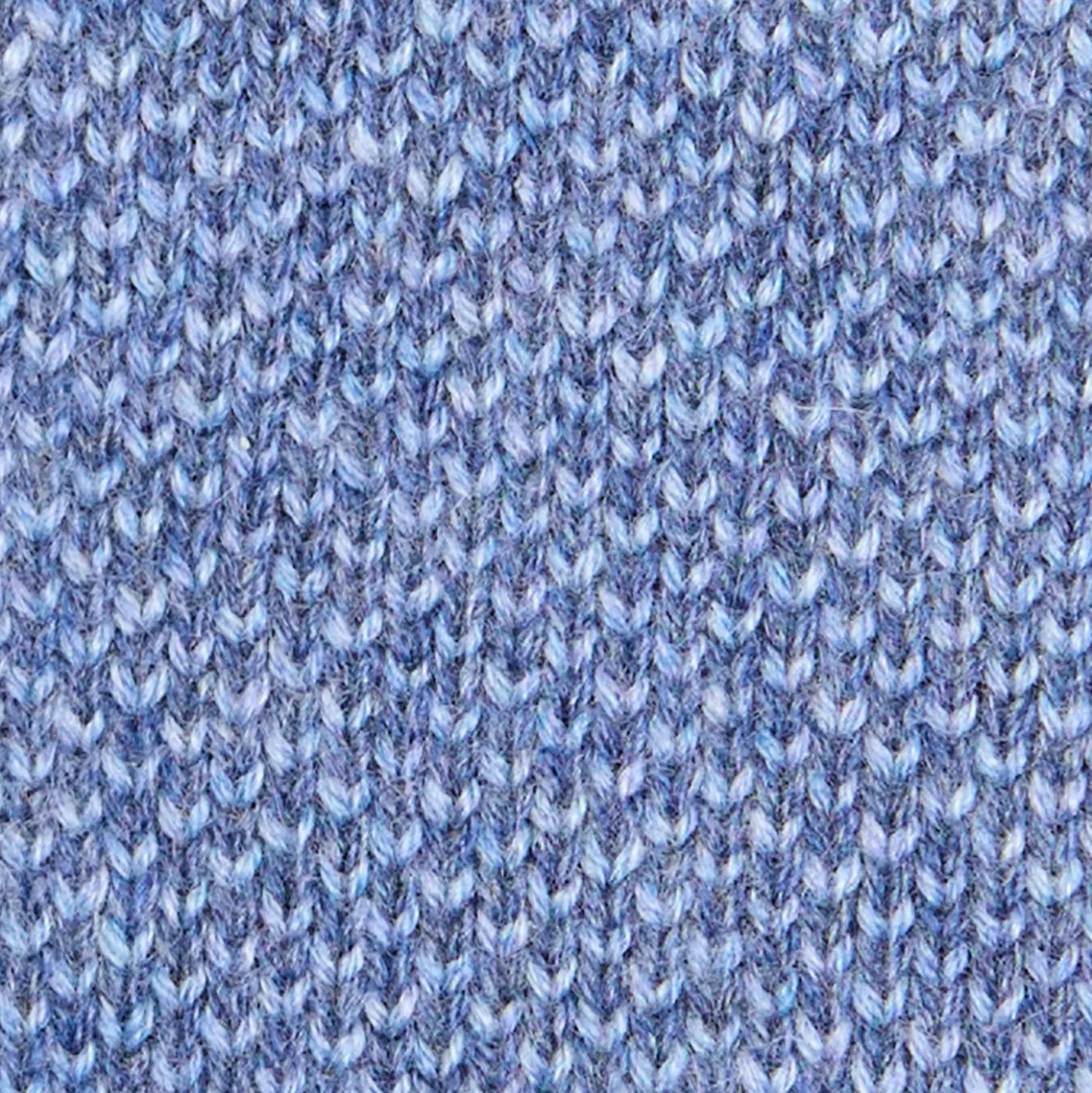 CRAVATTA TRICOT IN CASHMERE AZZURRO POLVERE Tinta unita