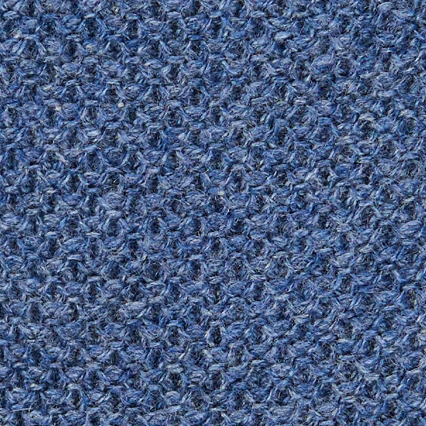 CRAVATTA TRICOT IN CASHMERE BLU Tinta unita