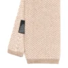CRAVATTA TRICOT IN CASHMERE BEIGE Tinta unita