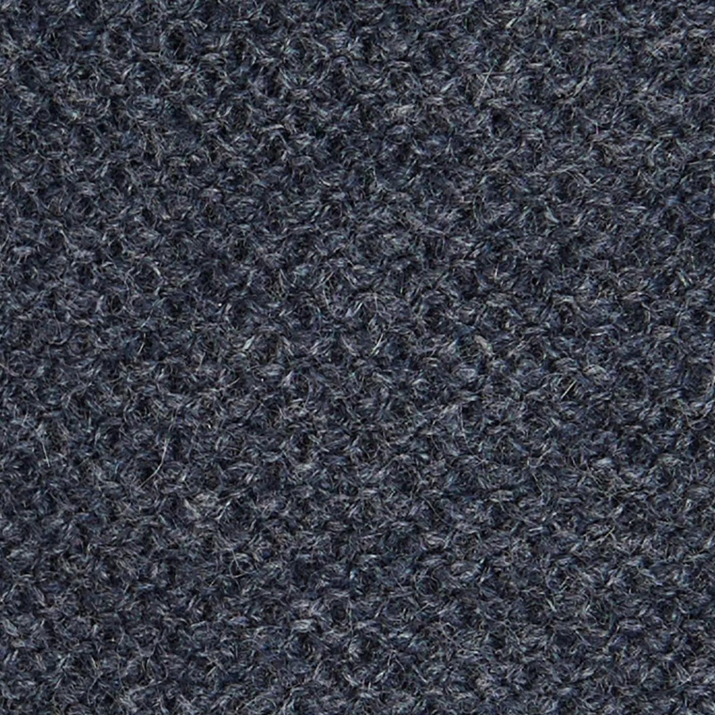 CRAVATTA TRICOT IN CASHMERE GRIGIO SCURO Tinta unita