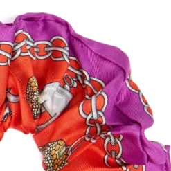 ELASTICO PER CAPELLI IN SETA FUCSIA Lucky elephant