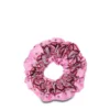 ELASTICO PER CAPELLI IN SETA ROSA Motivo greca
