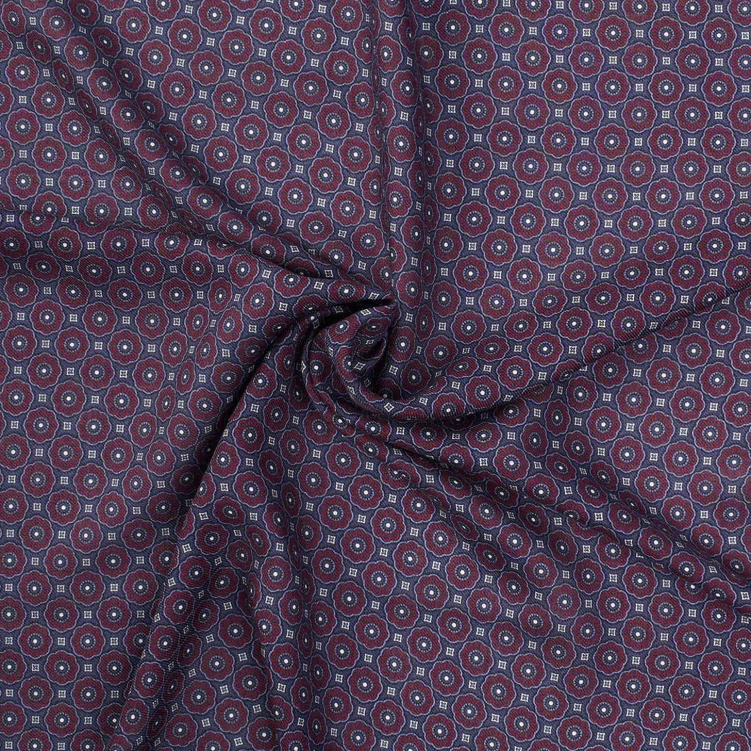 FOULARD IN LANA, CASHMERE E SETA 65 BLU SCURO Archivio inspiration 1985