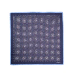 FOULARD IN LANA, CASHMERE E SETA 65 BLU SCURO Archivio inspiration 1939