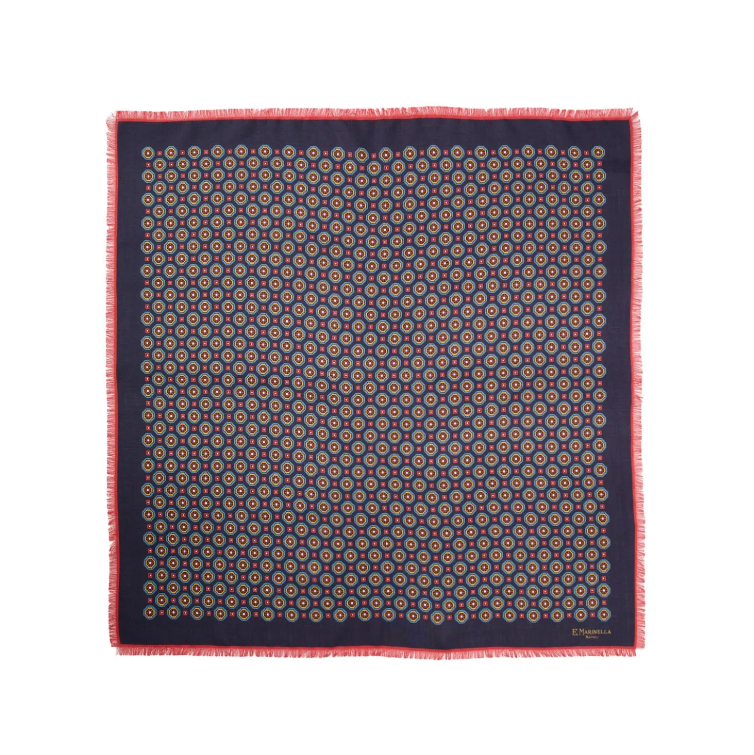 FOULARD IN LANA, CASHMERE E SETA 65 BLU SCURO Archivio inspiration 1939