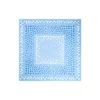 FOULARD IN SETA 65 AZZURRO Eleganza a pois