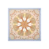 FOULARD IN SETA 90 AZZURRO Mosaico