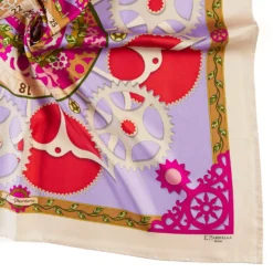 FOULARD IN SETA 90 BEIGE Timelss morning