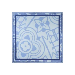 FOULARD IN SETA 90 BLU Archivio inspiration 1961