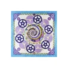 FOULARD IN SETA 90 BLUETTE Timeless morning