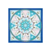 FOULARD IN SETA 90 BLU Le mongolfiere