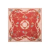FOULARD IN SETA 90 MARRONE CHIARO Microfantasia, nappine e chiavi