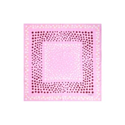 FOULARD IN SETA 65 ROSA Eleganza a pois