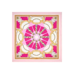 FOULARD IN SETA 90 ROSA Il chiostro di santa chiara