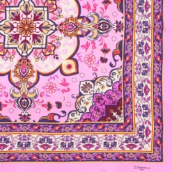 FOULARD IN SETA 90 ROSA Mediterranean vibes