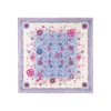 FOULARD IN SETA 90 ROSA World of archivio flowers 1961