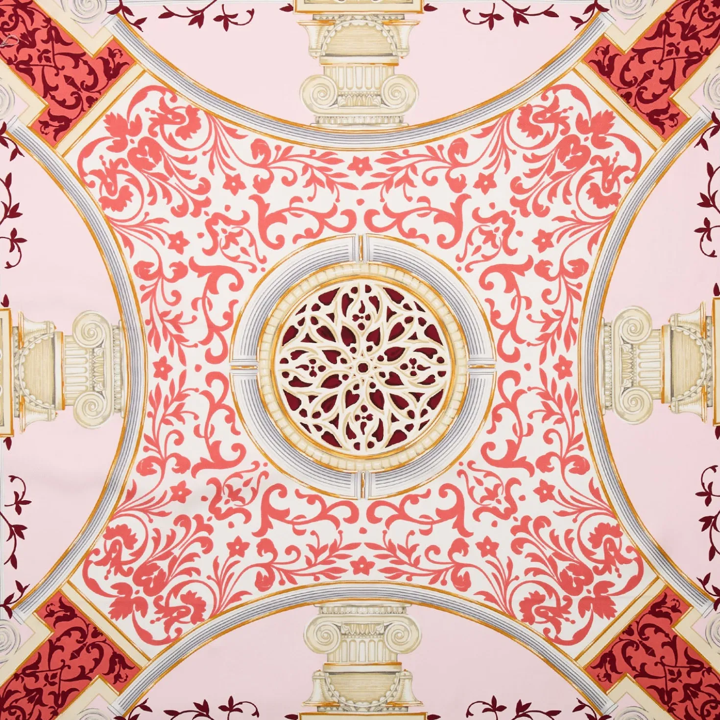 FOULARD IN SETA 90 ROSSO Divinita’