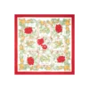FOULARD IN SETA 90 ROSSO La rosa canina