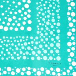 FOULARD IN SETA 65 VERDE CHIARO Eleganza a pois