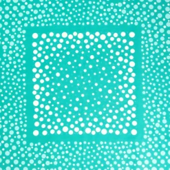 FOULARD IN SETA 65 VERDE CHIARO Eleganza a pois
