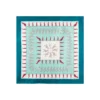 FOULARD IN SETA 90 VERDE Pulcinella portafortuna