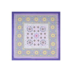 FOULARD IN SETA 90 VIOLA Mosaico