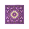 FOULARD IN SETA 90 VIOLA Un'estate caprese