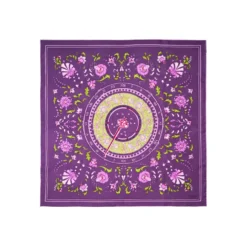 FOULARD IN SETA 90 VIOLA Un'estate caprese