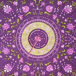 FOULARD IN SETA 90 VIOLA Un'estate caprese
