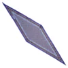 FOULARD ROMBO IN SETA AZZURRO POLVERE Microfantasia fiore