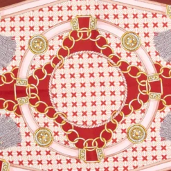 FOULARD ROMBO IN SETA ROSSO Collezione lucky charm