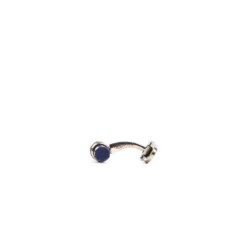GEMELLI DA POLSO BARRETTA CON LAPIS In argento