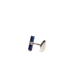 GEMELLI DA POLSO BARRETTA CON LAPIS In argento