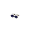 GEMELLI DA POLSO IN ARGENTO BLUCon microfantasia fiore